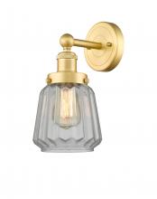 Innovations Lighting 616-1W-SG-G142 - Chatham - 1 Light - 7 inch - Satin Gold - Sconce