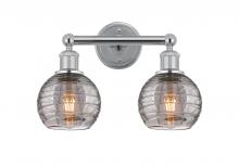 Innovations Lighting 616-2W-PC-G1213-6SM - Athens Deco Swirl - 2 Light - 15 inch - Polished Chrome - Bath Vanity Light