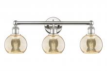 Innovations Lighting 616-3W-PN-G128-6 - Athens - 3 Light - 24 inch - Polished Nickel - Bath Vanity Light