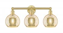 Innovations Lighting 616-3W-SG-G128-8 - Athens - 3 Light - 26 inch - Satin Gold - Bath Vanity Light