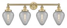 Innovations Lighting 616-4W-BB-G165 - Geneseo - 4 Light - 34 inch - Brushed Brass - Bath Vanity Light