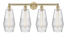 Innovations Lighting 616-4W-BB-G684-7 - Windham - 4 Light - 34 inch - Brushed Brass - Bath Vanity Light