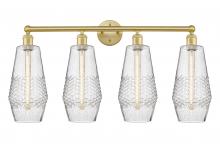 Innovations Lighting 616-4W-SG-G684-7 - Windham - 4 Light - 34 inch - Satin Gold - Bath Vanity Light