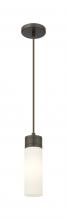 Innovations Lighting 617-1P-OB-G617-8SWH - Boreas - 1 Light - 3 inch - Oil Rubbed Bronze - Cord Hung - Mini Pendant