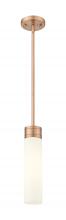 Innovations Lighting 617-1S-AC-G617-11WH - Boreas - 1 Light - 3 inch - Antique Copper - Stem Hung - Mini Pendant