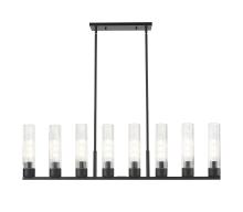 Innovations Lighting 617-8I-BK-G617-11SCL - Boreas - 6 Light - 48 inch - Matte Black - Linear Pendant