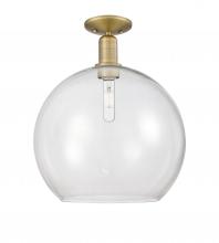 Innovations Lighting 716-1C-BB-G122-14 - Athens - 1 Light - 14 inch - Brushed Brass - Semi-Flush Mount