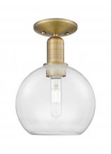 Innovations Lighting 716-1C-BB-G122-8 - Athens - 1 Light - 8 inch - Brushed Brass - Semi-Flush Mount