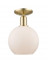 Innovations Lighting 716-1C-CB-G121-8 - Athens - 1 Light - 8 inch - Champagne Bronze - Semi-Flush Mount