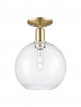 Innovations Lighting 716-1C-CB-G122-10 - Athens - 1 Light - 10 inch - Champagne Bronze - Semi-Flush Mount