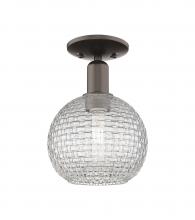 Innovations Lighting 716-1C-OB-G122C-8CL - Athens - 1 Light - 8 inch - Oil Rubbed Bronze - Semi-Flush Mount