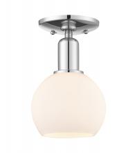 Innovations Lighting 716-1C-PC-G121-6 - Athens - 1 Light - 6 inch - Polished Chrome - Semi-Flush Mount