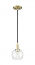 Innovations Lighting 716-1P-AB-G122-6 - Athens - 1 Light - 6 inch - Antique Brass - Cord hung - Mini Pendant