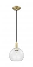Innovations Lighting 716-1P-AB-G122-8 - Athens - 1 Light - 8 inch - Antique Brass - Cord hung - Mini Pendant
