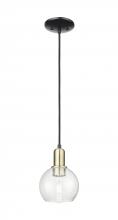 Innovations Lighting 716-1P-BAB-G124-6 - Athens - 1 Light - 6 inch - Black Antique Brass - Cord hung - Mini Pendant