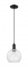 Innovations Lighting 716-1P-BK-G122-8 - Athens - 1 Light - 8 inch - Matte Black - Cord hung - Mini Pendant
