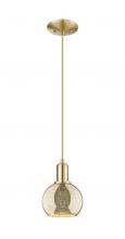 Innovations Lighting 716-1P-CB-G128-8 - Athens - 1 Light - 8 inch - Champagne Bronze - Cord hung - Mini Pendant