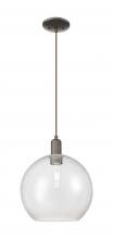 Innovations Lighting 716-1P-OB-G124-12 - Athens - 1 Light - 12 inch - Oil Rubbed Bronze - Cord hung - Mini Pendant