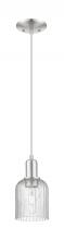 Innovations Lighting 716-1P-SN-G559-5SDY - Bridal Veil - 1 Light - 6 inch - Brushed Satin Nickel - Cord hung - Mini Pendant