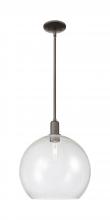 Innovations Lighting 716-1S-OB-G124-14 - Athens - 1 Light - 14 inch - Oil Rubbed Bronze - Stem hung - Mini Pendant