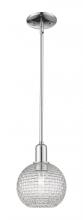Innovations Lighting 716-1S-PC-G122C-8CL - Athens - 1 Light - 8 inch - Polished Chrome - Stem hung - Mini Pendant