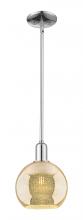 Innovations Lighting 716-1S-PC-G128-8 - Athens - 1 Light - 8 inch - Polished Chrome - Stem hung - Mini Pendant
