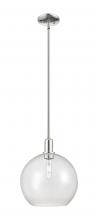 Innovations Lighting 716-1S-PN-G124-12 - Athens - 1 Light - 12 inch - Polished Nickel - Stem hung - Mini Pendant