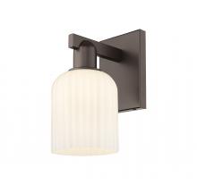 Innovations Lighting 716-1W-OB-G559-5GWH - Bridal Veil - 1 Light - 6 inch - Oil Rubbed Bronze - Sconce