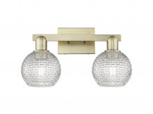 Innovations Lighting 716-2W-AB-G122C-6CL - Athens - 2 Light - 17 inch - Antique Brass - Bath Vanity Light