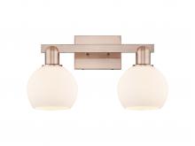 Innovations Lighting 716-2W-AC-G121-6 - Athens - 2 Light - 17 inch - Antique Copper - Bath Vanity Light
