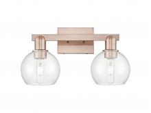 Innovations Lighting 716-2W-AC-G122-6 - Athens - 2 Light - 17 inch - Antique Copper - Bath Vanity Light