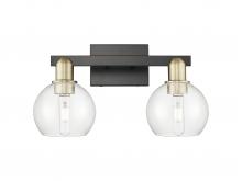 Innovations Lighting 716-2W-BAB-G122-6 - Athens - 2 Light - 17 inch - Black Antique Brass - Bath Vanity Light
