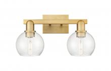 Innovations Lighting 716-2W-BB-G124-6 - Athens - 2 Light - 17 inch - Brushed Brass - Bath Vanity Light
