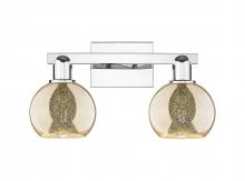 Innovations Lighting 716-2W-PC-G128-6 - Athens - 2 Light - 17 inch - Polished Chrome - Bath Vanity Light