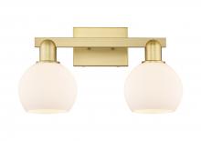 Innovations Lighting 716-2W-SG-G121-6 - Athens - 2 Light - 17 inch - Satin Gold - Bath Vanity Light