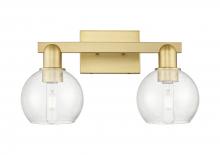 Innovations Lighting 716-2W-SG-G124-6 - Athens - 2 Light - 17 inch - Satin Gold - Bath Vanity Light