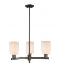 Innovations Lighting 716-3CR-OB-G341 - Hadley - 3 Light - 26 inch - Oil Rubbed Bronze - Stem hung - Flush Mount