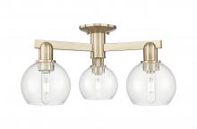 Innovations Lighting 716-3F-CB-G122-6 - Athens - 3 Light - 23 inch - Champagne Bronze - Semi-Flush Mount