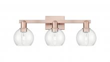 Innovations Lighting 716-3W-AC-G122-6 - Athens - 3 Light - 25 inch - Antique Copper - Bath Vanity Light