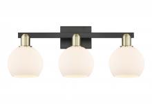 Innovations Lighting 716-3W-BAB-G121-6 - Athens - 3 Light - 25 inch - Black Antique Brass - Bath Vanity Light