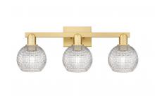 Innovations Lighting 716-3W-SG-G122C-6CL - Athens - 3 Light - 25 inch - Satin Gold - Bath Vanity Light