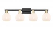 Innovations Lighting 716-4W-BAB-G121-6 - Athens - 4 Light - 33 inch - Black Antique Brass - Bath Vanity Light