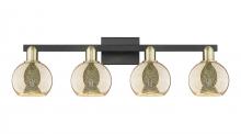 Innovations Lighting 716-4W-BAB-G128-6 - Athens - 4 Light - 33 inch - Black Antique Brass - Bath Vanity Light