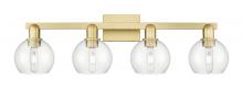 Innovations Lighting 716-4W-SG-G122-6 - Athens - 4 Light - 33 inch - Satin Gold - Bath Vanity Light