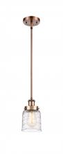 Innovations Lighting 916-1S-AC-G513 - Bell - 1 Light - 5 inch - Antique Copper - Mini Pendant