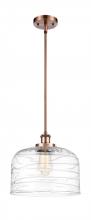 Innovations Lighting 916-1S-AC-G713-L-LED - Bell - 1 Light - 12 inch - Antique Copper - Mini Pendant