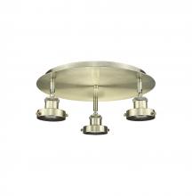 Innovations Lighting 916-3C-AB - Ballston Urban - 3 Light - 15 inch - Antique Brass - Flush Mount