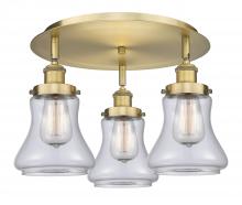 Innovations Lighting 916-3C-BB-G192 - Bellmont - 3 Light - 18 inch - Brushed Brass - Flush Mount