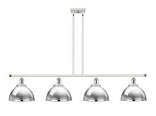 Innovations Lighting 916-4I-WPC-MFD-10-PC - Derby - 4 Light - 48 inch - White Polished Chrome - Stem Hung - Island Light