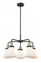 Innovations Lighting 916-5CR-BAB-G191 - Bellmont - 5 Light - 25 inch - Black Antique Brass - Chandelier